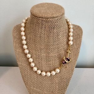 Kiel James Patrick Anchor Pearl Necklace